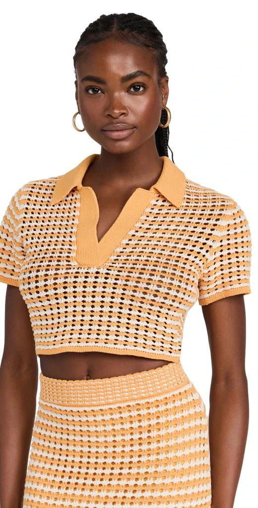 商品Derek Lam|Derek Lam 10 Crosby Merlin 短袖毛衣 Polo 衫,价格¥649,第1张图片