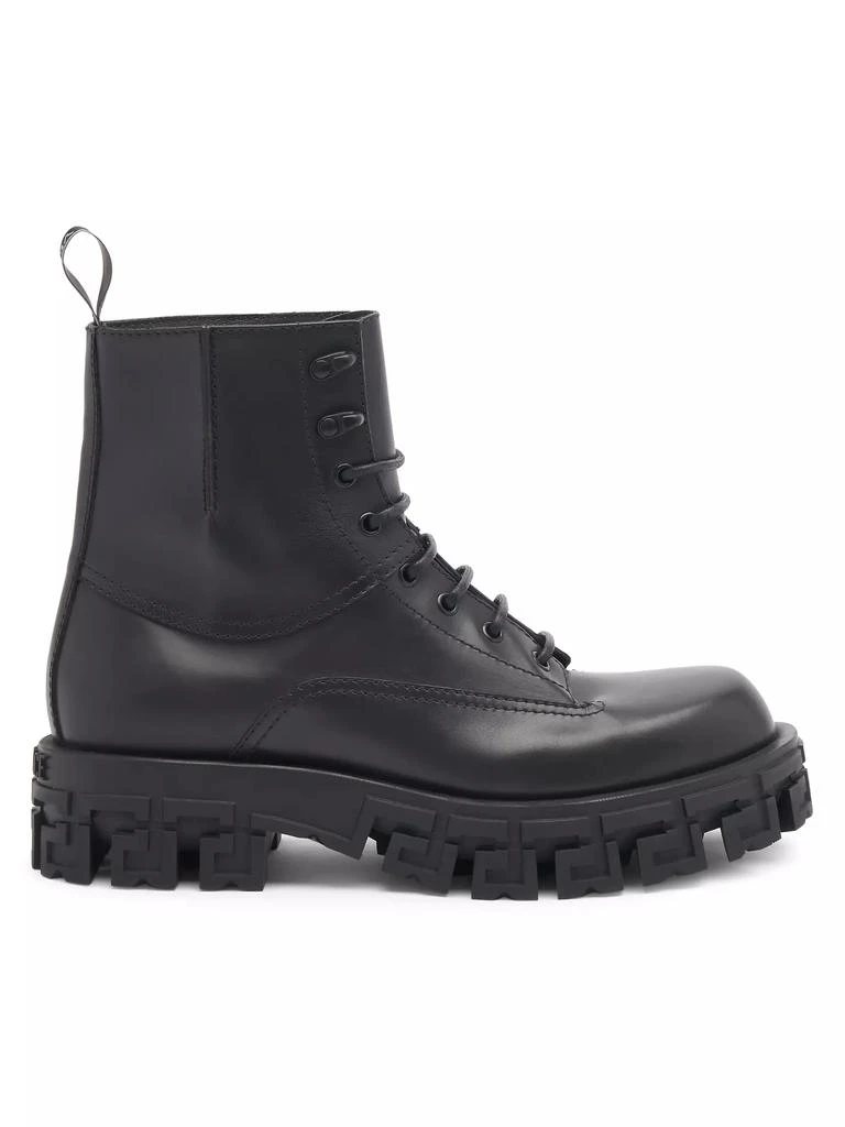 商品Versace|Calf Leather Combat Boots,价格¥4105,第1张图片