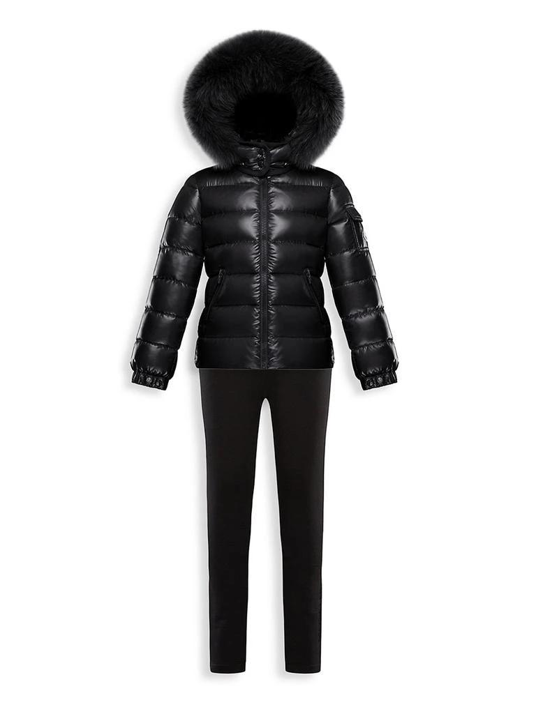 商品Moncler|Little Girl's &amp; Girl's Bady Fox Fur-Trim Down Coat,价格¥6017,第2张图片详细描述
