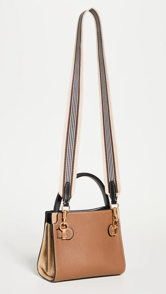 商品Tory Burch|Tory Burch Lee Radziwill Pebbled Petite Double 包,价格¥3213,第3张图片详细描述