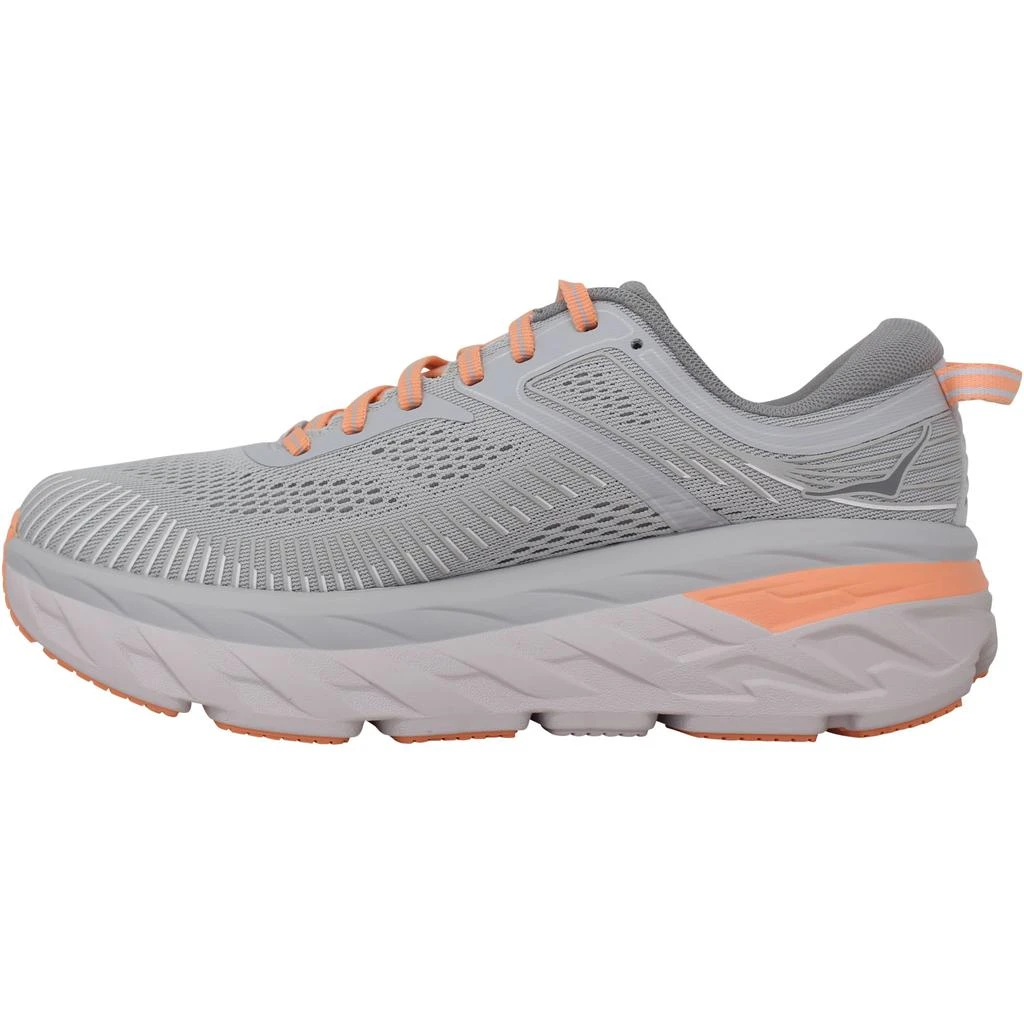 商品Hoka One One|Hoka Bondi 7 Grey/Orange  1110519/HMSH Women's,价格¥900,第2张图片详细描述