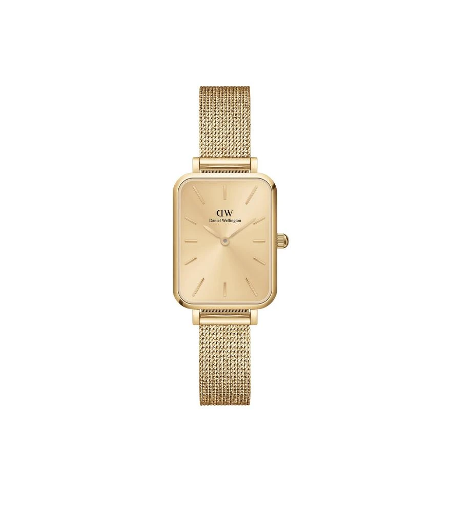 商品Daniel Wellington|20x26 mm Quadro Evergold Mesh Watch,价格¥876,第1张图片