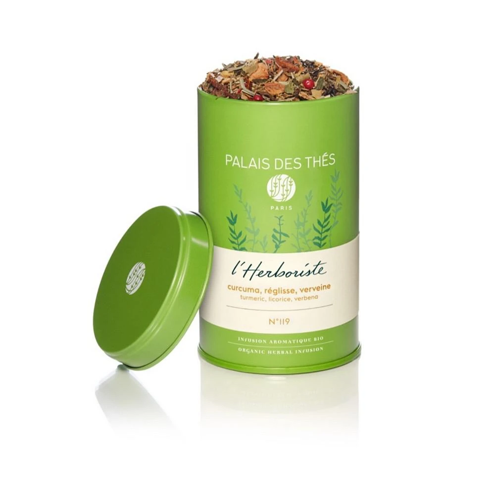 商品Palais des Thés|Turmeric Licorice Verbena Herbal Tea Loose Leaf Tin, 3.5 oz,价格¥165,第1张图片