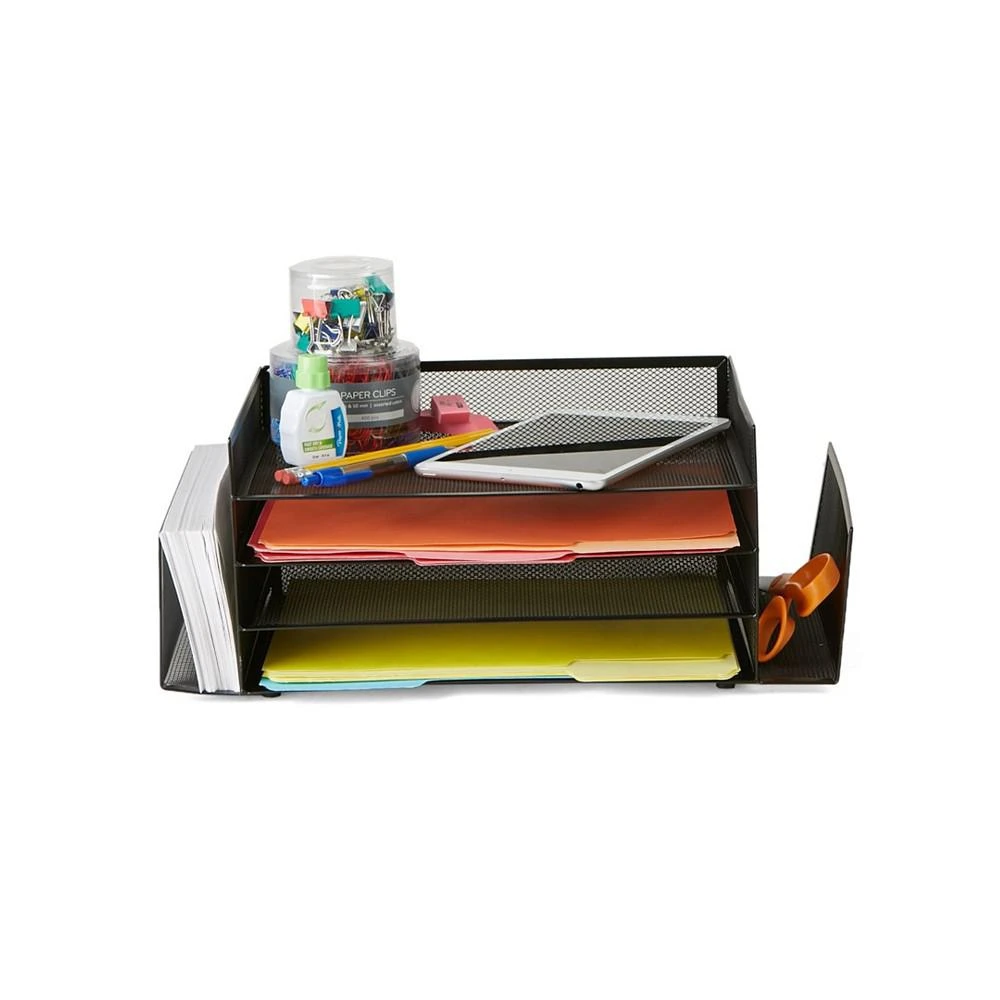 商品Mind Reader|Desk Organizer with 2 Side Storage Compartments,价格¥348,第2张图片详细描述