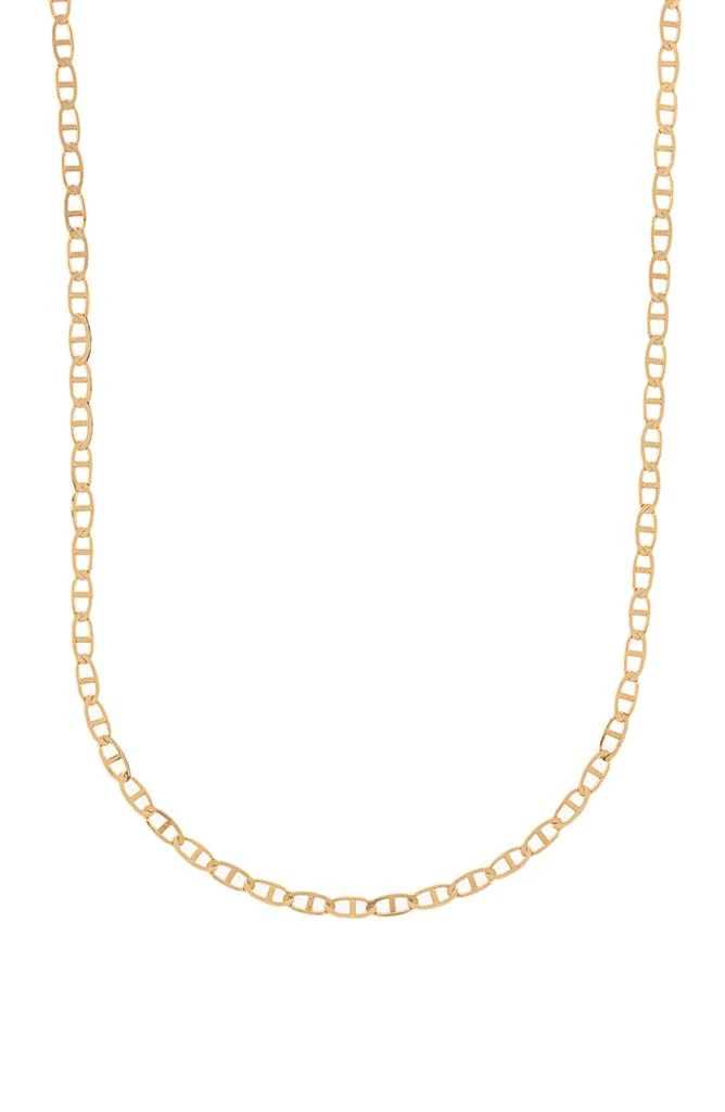 商品BEST SILVER|Flat Mariner Chain Necklace,价格¥187,第1张图片详细描述