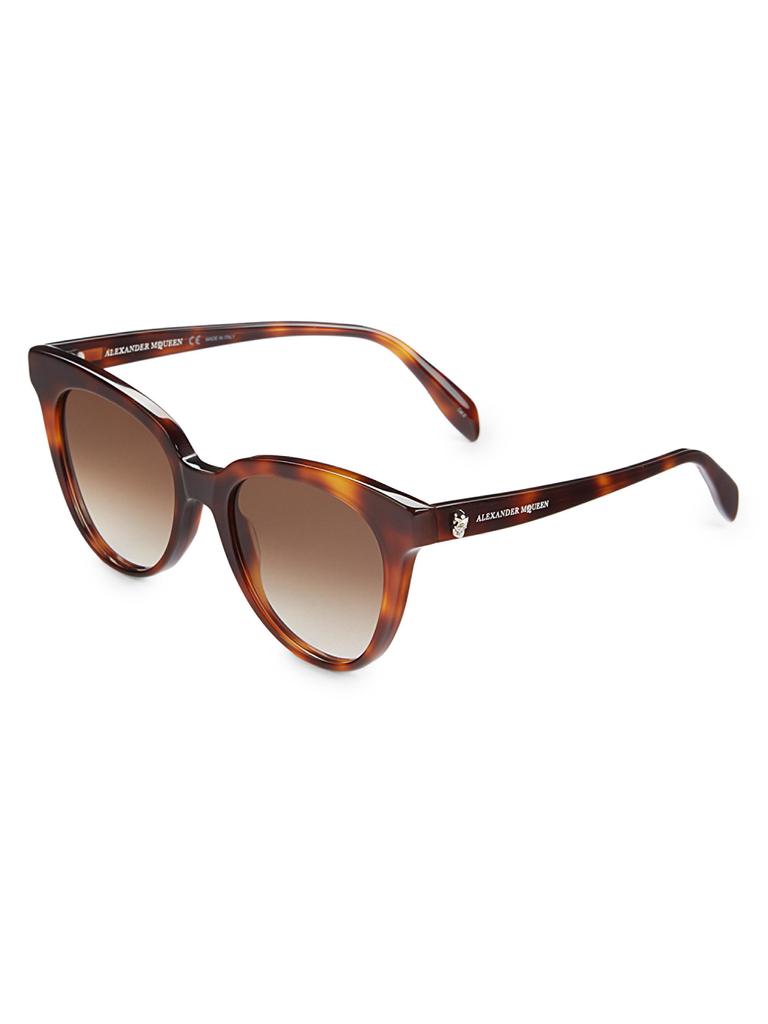 NEW Alexander McQueen 53MM Oval Tortoise Shell Sunglasses Sealed box with case Shop 53MM Oval Sunglasses on Sale at BeyondStyle – Get 74  main image 2