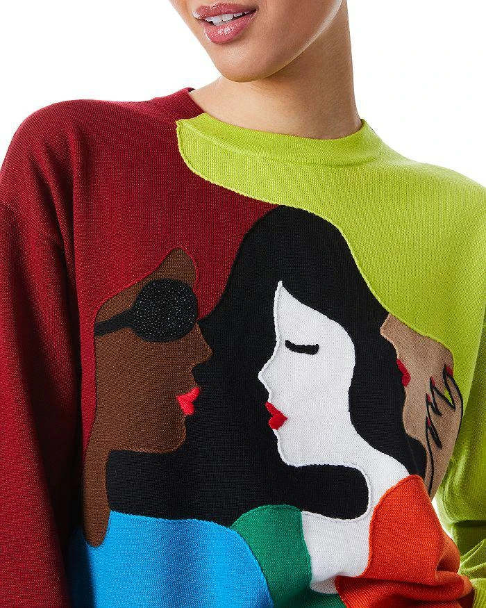 商品Alice + Olivia|Gleeson Girl Gang Long Sleeve Sweater,价格¥2086,第4张图片详细描述