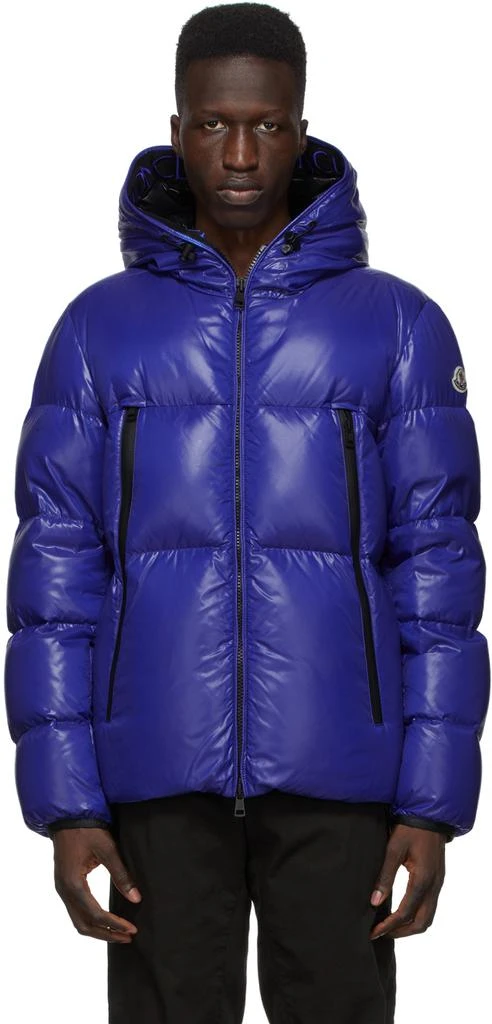 商品Moncler|Blue Down Baronnies Jacket,价格¥14306,第1张图片