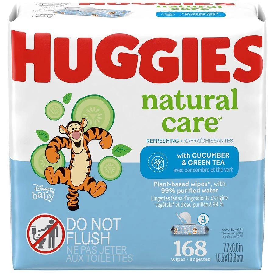 商品Huggies|Refreshing Baby Wipes Flip-Top Packs Cucumber & Green Tea,价格¥60,第5张图片详细描述