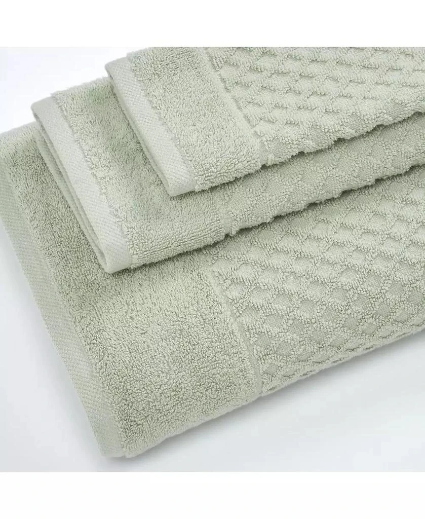 商品Linery & Co|Linery & Co. Cotton Diamond Textured 6-Piece Bath Towel Set,价格¥449,第3张图片详细描述
