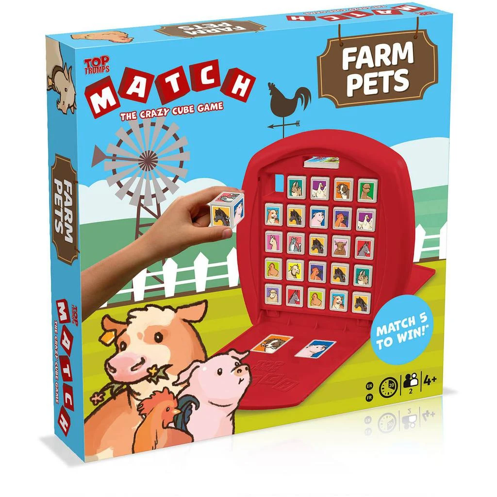 商品The Hut|Farm Pets Top Trumps Match Board Game,价格¥176,第1张图片