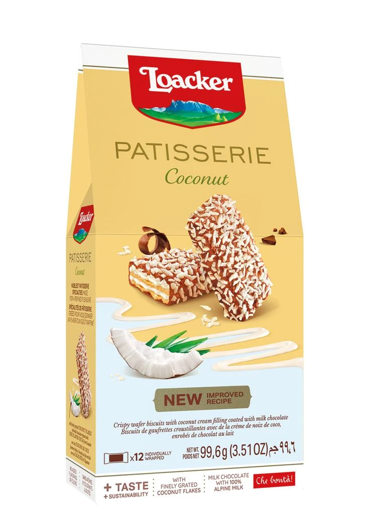 商品Loacker|Patisserie Coconut Chocolate Wafers 99.6g,价格¥57,第1张图片