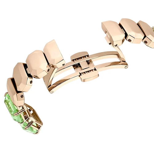 商品[国内直发] Swarovski|施华洛世奇Millenia方糖Uptown系列 腕表 石英机芯 金属表带 23mm 绿色表盘 女款 50m防水 5630834,价格¥3382,第5张图片详细描述