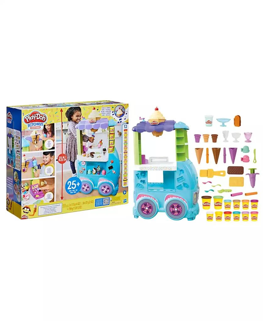 商品Play-Doh|Kitchen Creations Ultimate Ice Cream Truck Playset,价格¥539,第2张图片详细描述