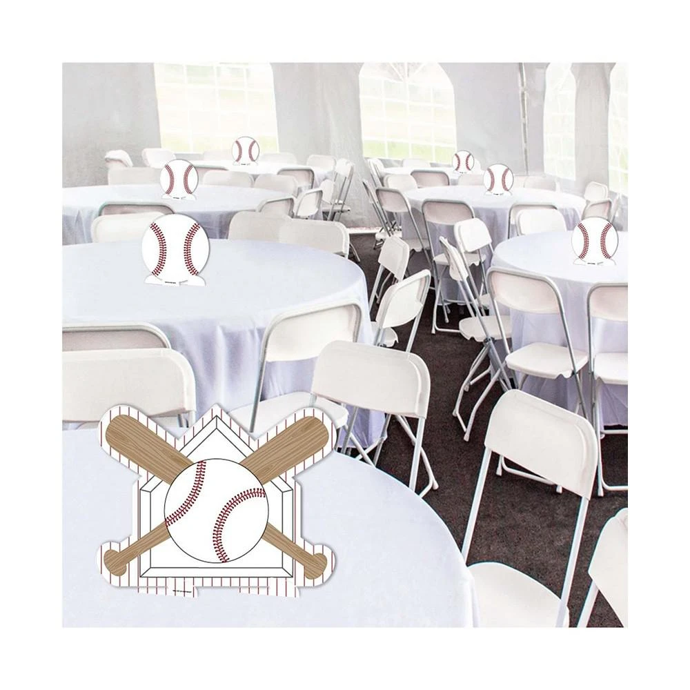 商品Big Dot of Happiness|Batter Up - Baseball - Centerpiece Table Decor - Tabletop Standups - 7 Pieces,价格¥246,第3张图片详细描述