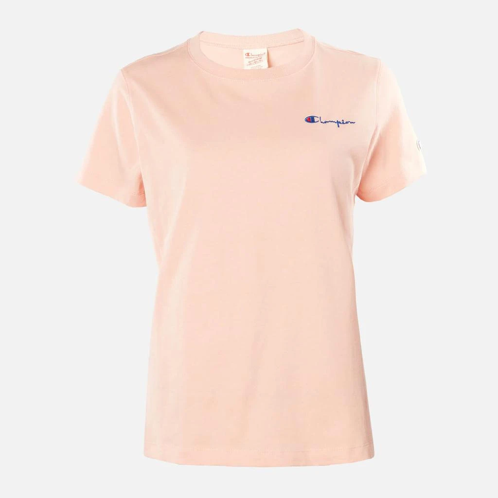 商品CHAMPION|Champion Women's Small Script T-Shirt - Pink,价格¥109,第1张图片