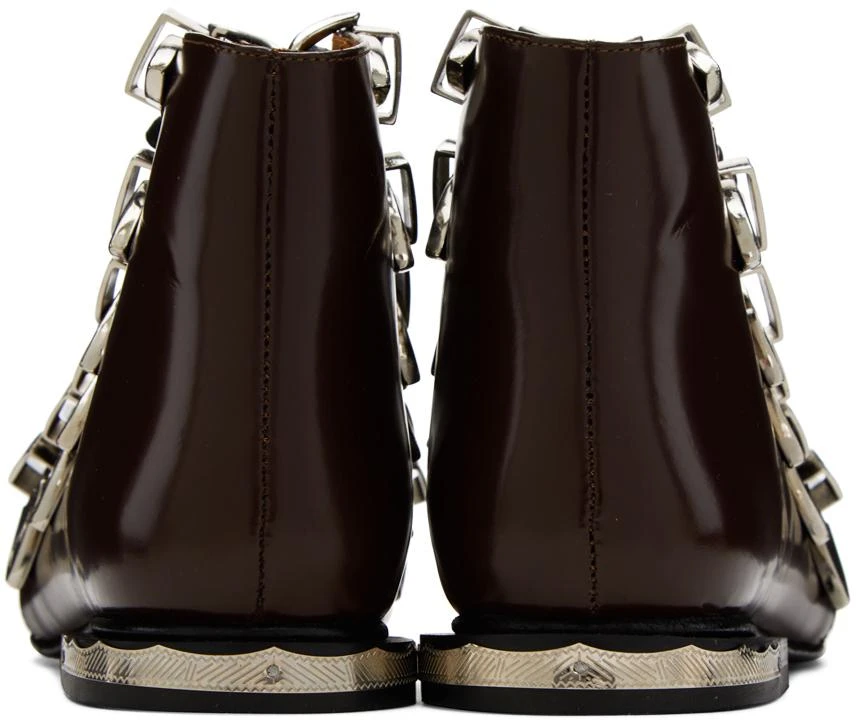 商品Toga Pulla|SSENSE Exclusive Brown Boots,价格¥1788,第2张图片详细描述