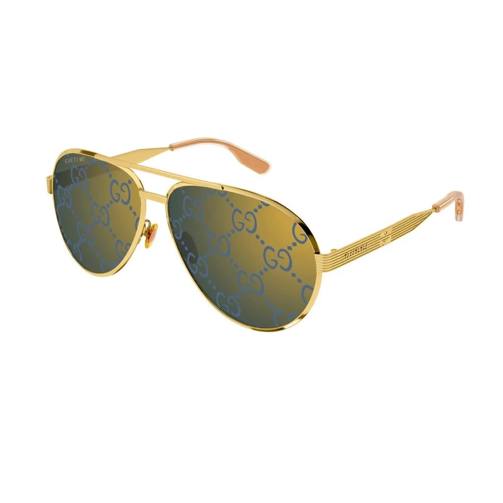 商品Gucci|Gucci Gg1513s Linea Lettering 005 Sunglasses,价格¥3895,第2张图片详细描述