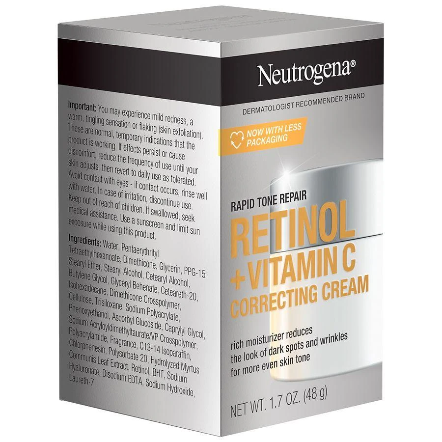 商品Neutrogena|Rapid Tone Repair Retinol + Vitamin C Correcting Cream,价格¥288,第3张图片详细描述