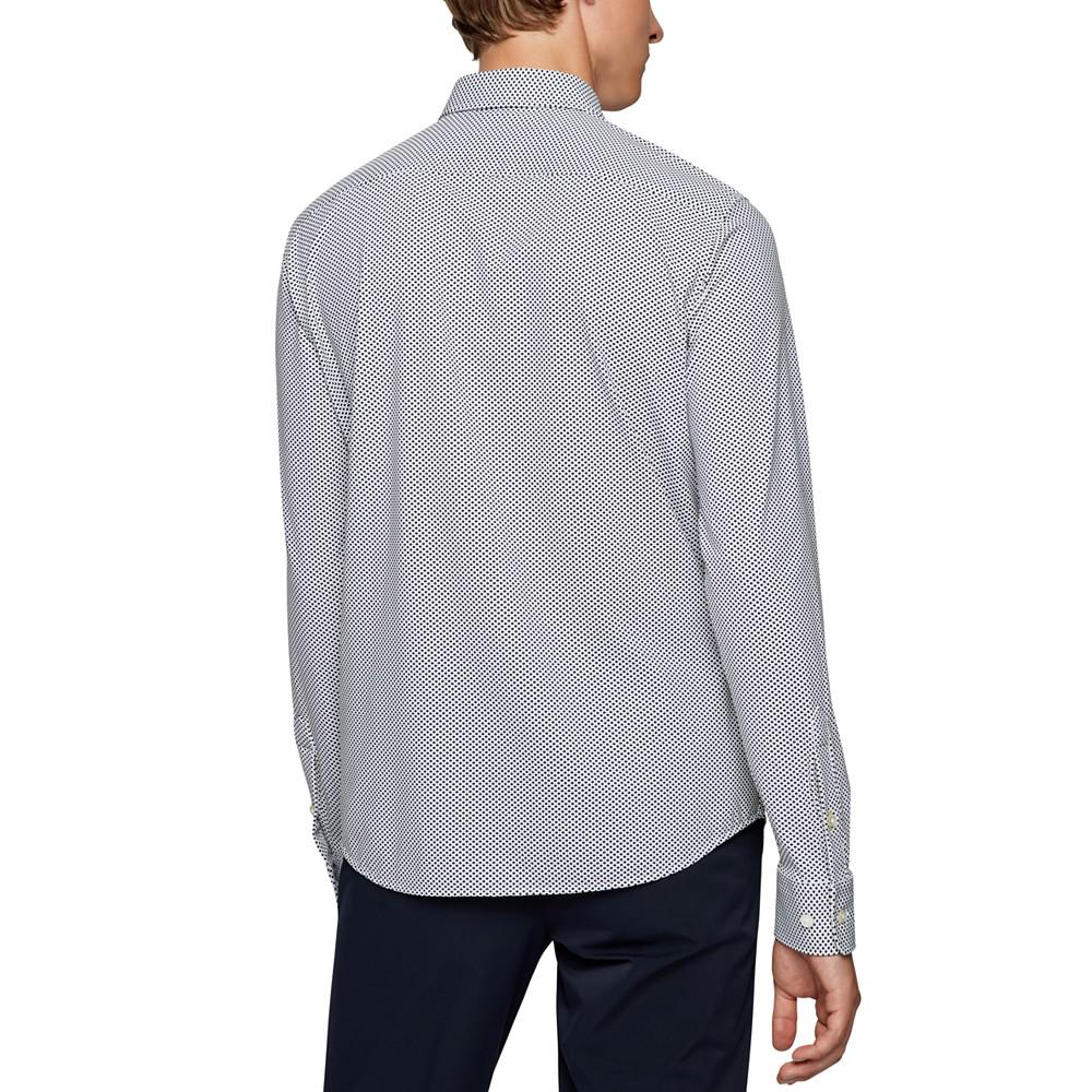 BOSS Men's Slim-Fit Pattern Shirt商品第2张图片规格展示