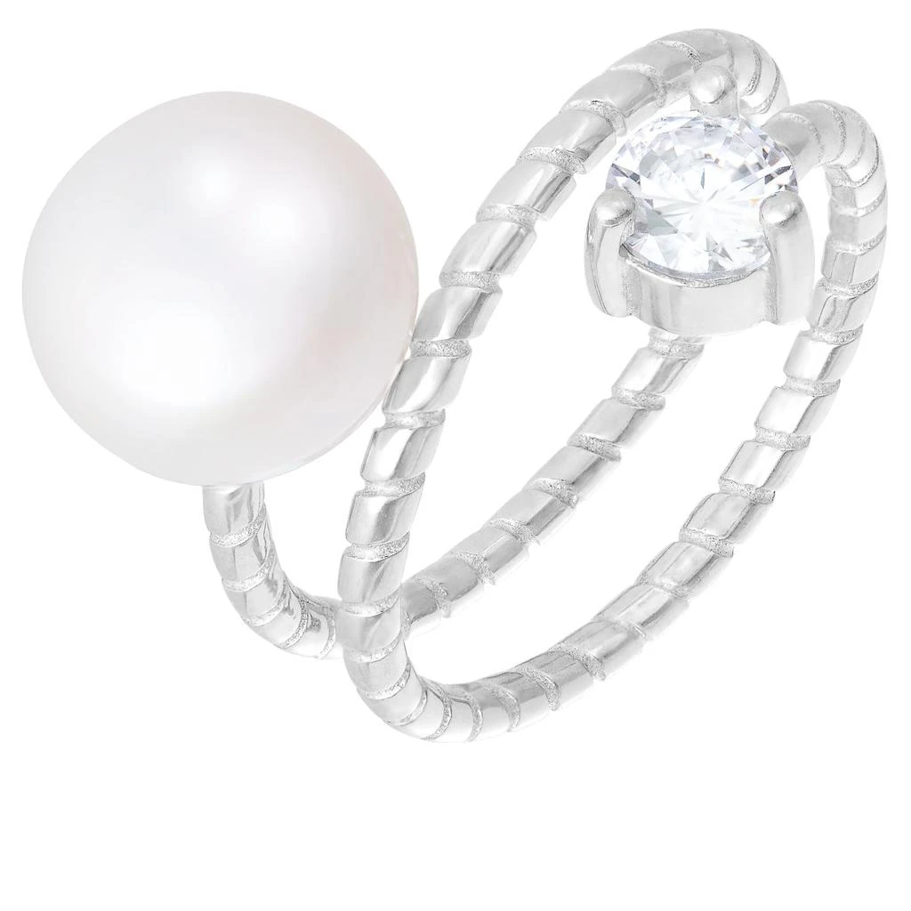 商品Splendid Pearls|14k Yellow Gold 10-11mm Pearl Ring,价格¥334,第2张图片详细描述
