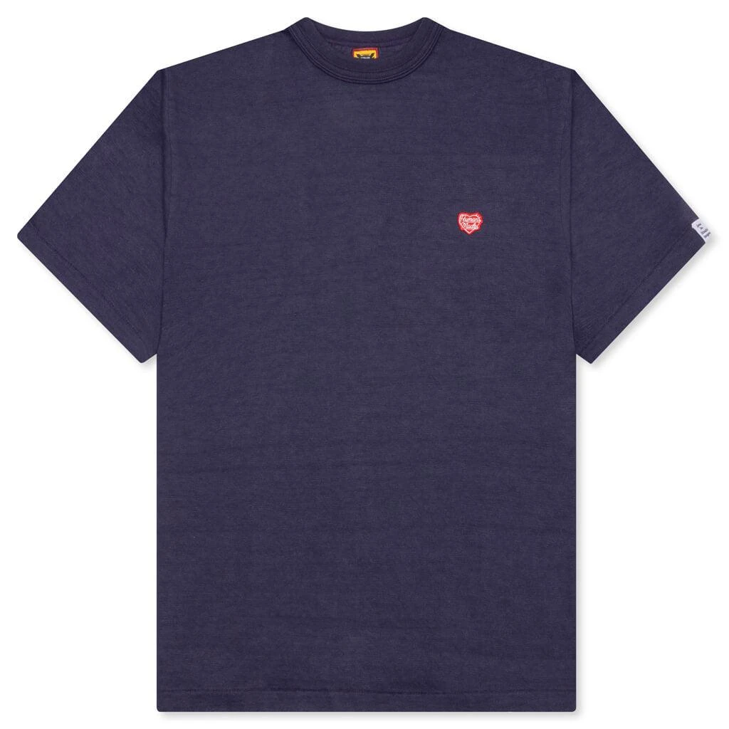 商品Human Made|Heart Badge T-Shirt - Navy,价格¥895,第1张图片