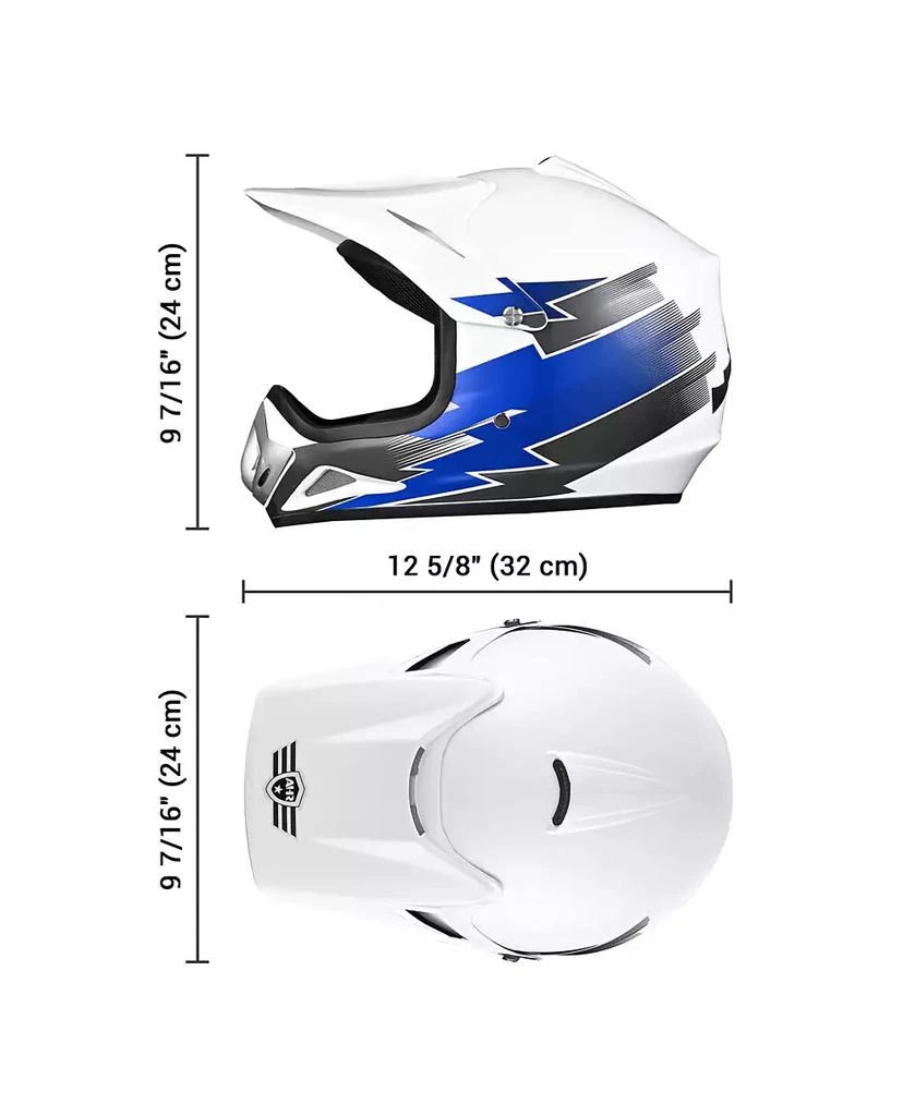 商品AHR|H-VEN12 Off Road Helmet DOT Dirt Bike Motocross MX ATV for Youth Unisex Kid,价格¥233,第4张图片详细描述