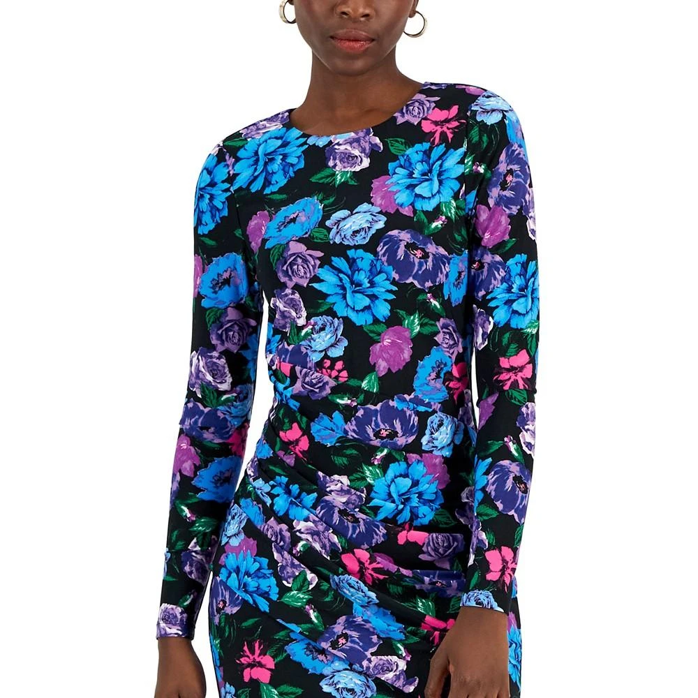 商品RACHEL Rachel Roy|Women's Keeva Printed Faux-Wrap Mini Dress,价格¥885,第4张图片详细描述