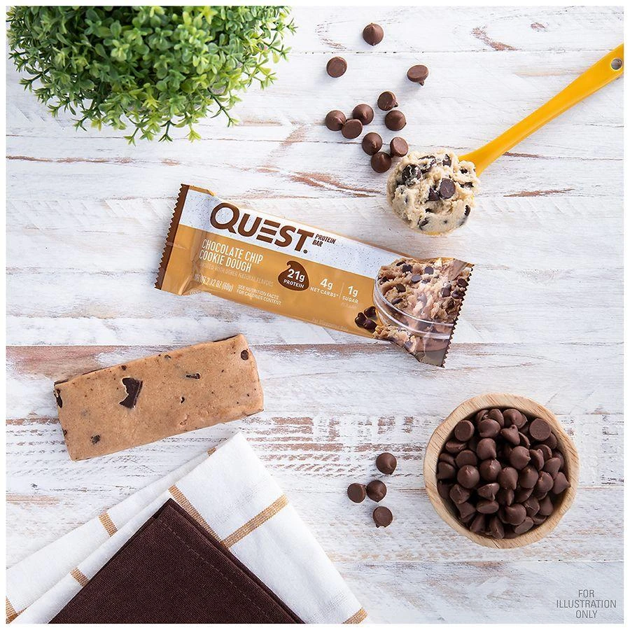 商品Quest Nutrition|Protein Bar Chocolate Chip Cookie Dough,价格¥20,第5张图片详细描述