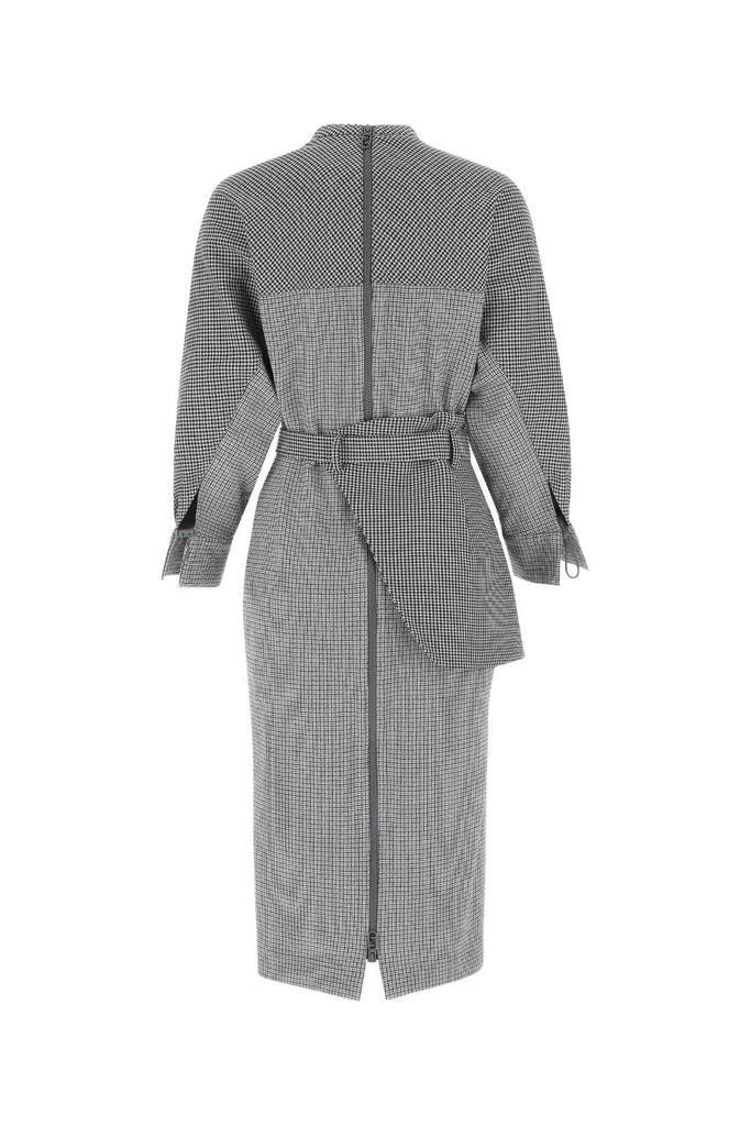 商品Fendi|Fendi Houndstooth Patterned Belted Tailored Dress,价格¥14653,第2张图片详细描述