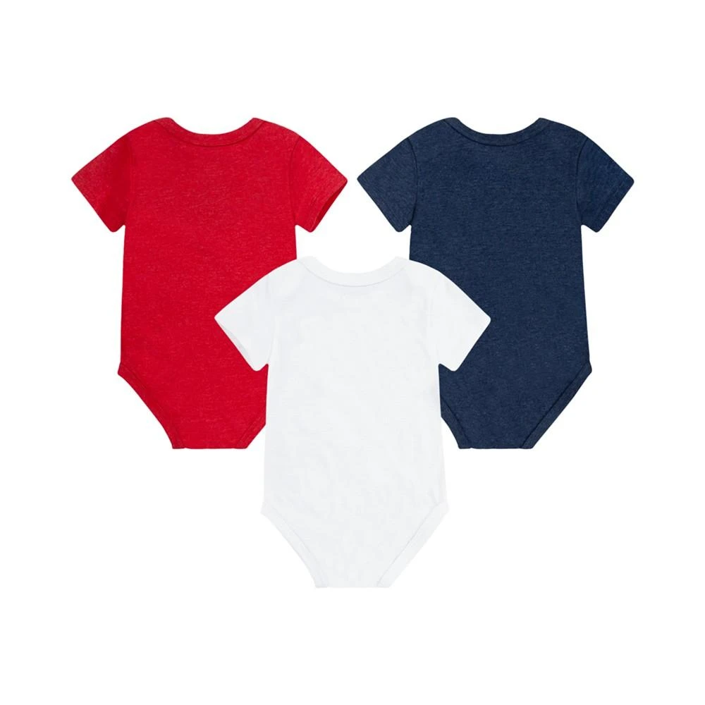 商品Levi's|Baby Boys & Girls Short Sleeves Batwing Bodysuit, Pack of 3,价格¥155,第2张图片详细描述