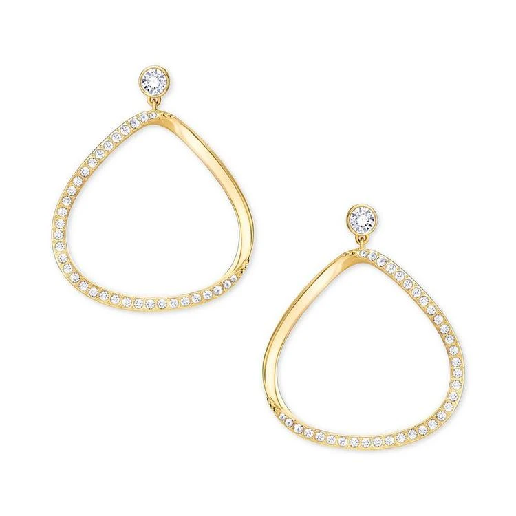 商品Swarovski|Gaya Asymmetrical Pavé Hoop Earrings,价格¥891,第1张图片