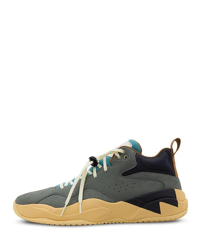 商品BRANDBLACK|Men's Leather & Suede Sneakers,价格¥1285,第4张图片详细描述