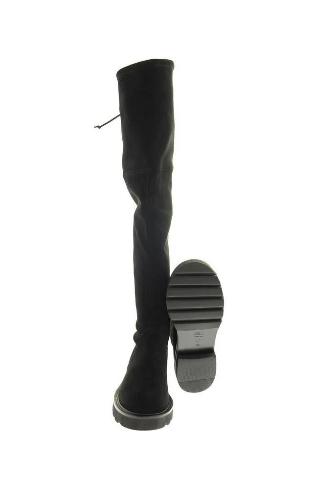 商品Stuart Weitzman|STUART WEITZMAN LOWLAND LIFT - Suede boot over the knee,价格¥3490,第5张图片详细描述