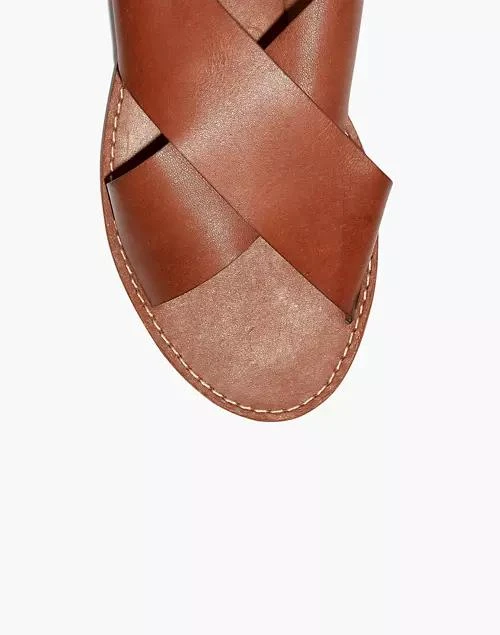 商品Madewell|The Boardwalk Crossover 凉鞋,价格¥238,第2张图片详细描述
