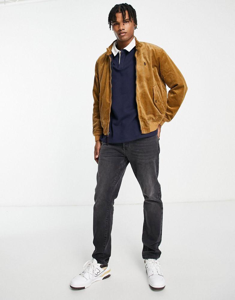 商品Ralph Lauren|Polo Ralph Lauren cord harrington jacket in brown,价格¥1756,第6张图片详细描述