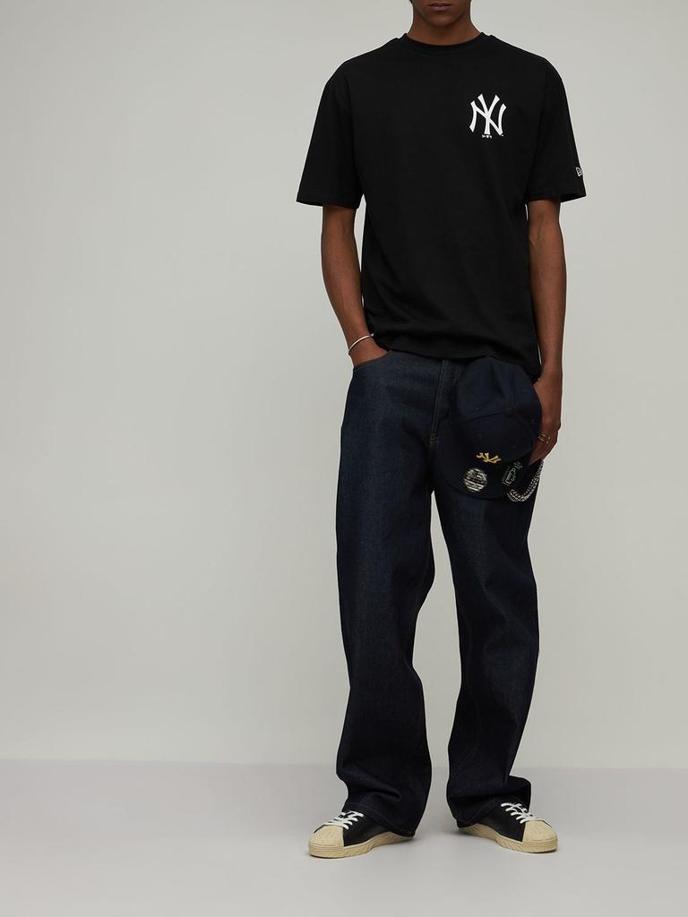 Oversize Big Ny Logo Cotton T-shirt商品第1张图片规格展示