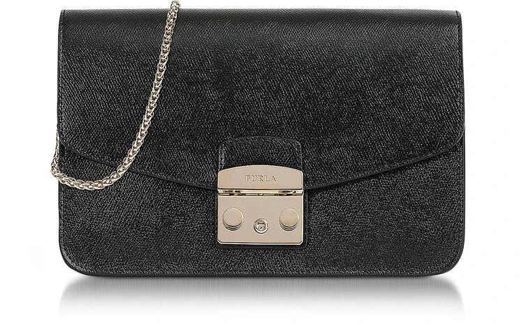 商品Furla|Onyx Metropolis 小号皮革单肩包,价格¥2991,第1张图片