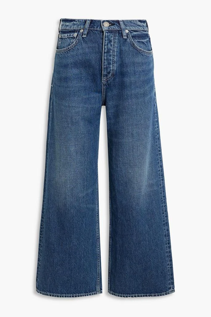 商品Rag & Bone|Andi cropped high-rise wide-leg jeans,价格¥579,第1张图片