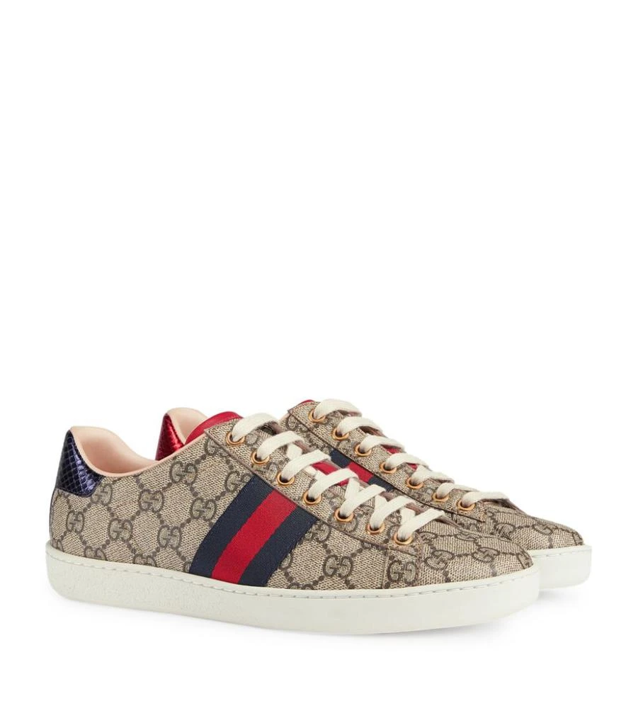 商品Gucci|GG Supreme Canvas Ace Sneakers,价格¥5688,第5张图片详细描述
