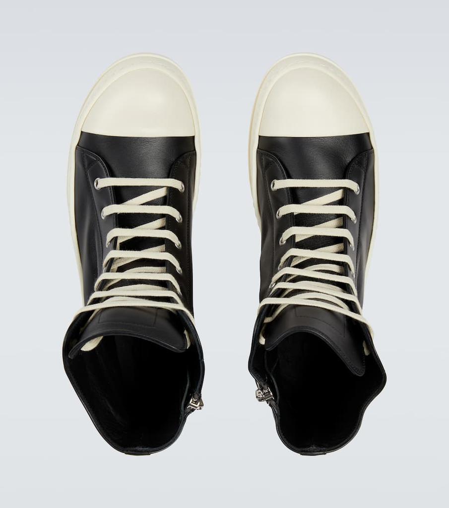 商品Rick Owens|高帮皮革运动鞋,价格¥7654,第6张图片详细描述