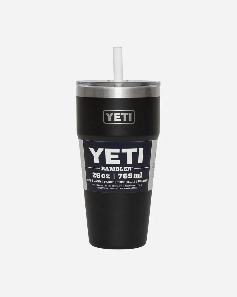 商品YETI|Rambler Straw Cup Black,价格¥250,第1张图片