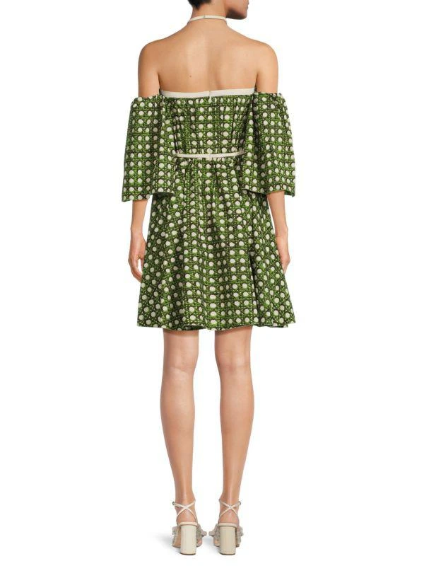 商品Giambattista Valli|Halter Print Mini Dress,价格¥2357,第2张图片详细描述