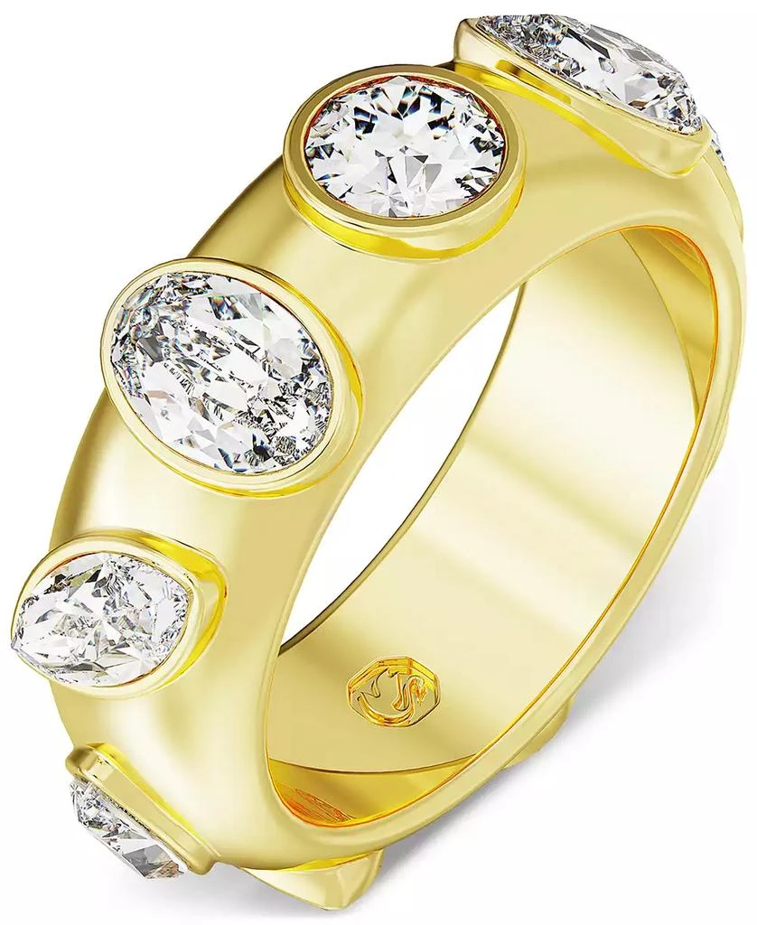 商品Swarovski|Gold-Tone Mixed Crystal Statement Band Ring,价格¥676,第2张图片详细描述