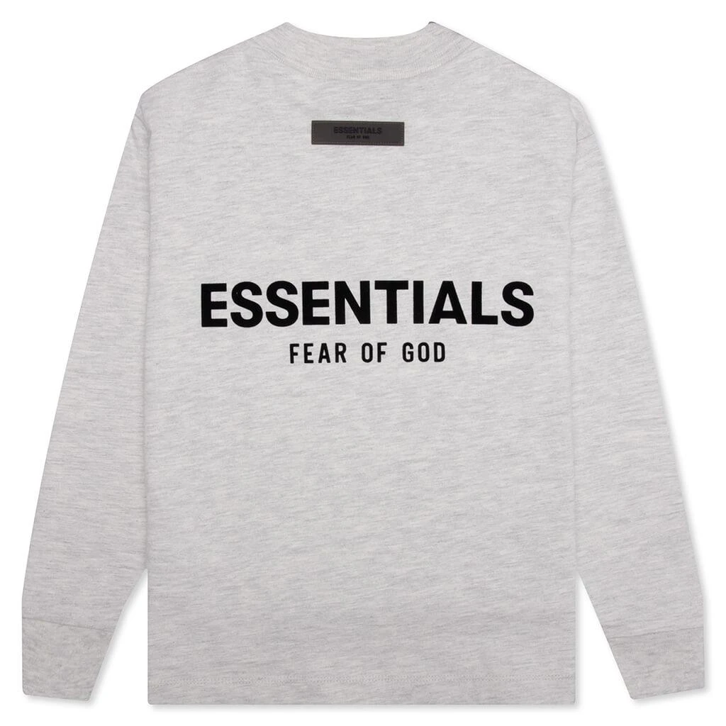 商品Essentials|Essentials Kid's Core L/S Tee - Light Oatmeal,价格¥244,第1张图片