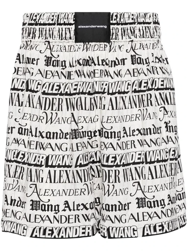 商品Alexander Wang|Alexander Wang Boxer Newspaper With Print,价格¥3254,第1张图片