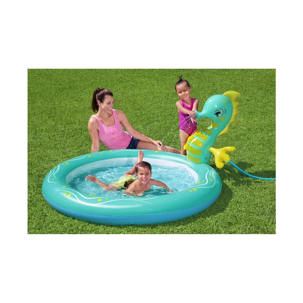 商品WOWMAZING|Bestway H2OGO! Seahorse Inflatable Sprinkler Pool,价格¥172,第2张图片详细描述
