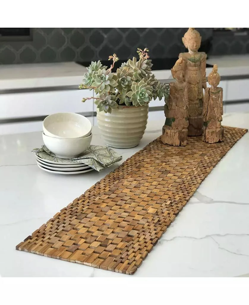 商品Hip-o Modern Living|Teak Table Runner,价格¥395,第1张图片