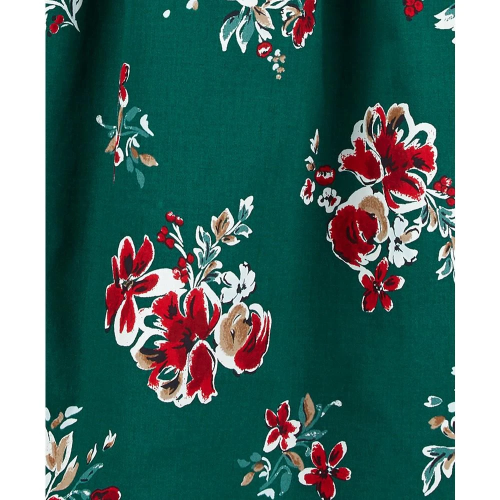 商品Carter's|Toddler Girls Floral-Print Sateen Dress,价格¥105,第3张图片详细描述