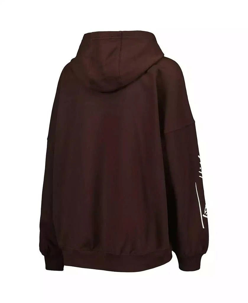 商品Tommy Hilfiger|Women's Brown Cleveland Browns Becca Drop Shoulder Pullover Hoodie,价格¥507,第3张图片详细描述